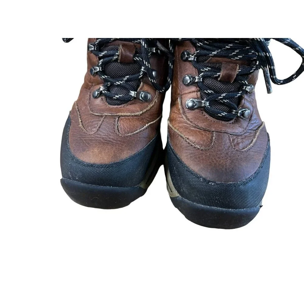 Timberland Euro Hiker Hiking Boots Boys Big Kid Size 12 1/2 Ankle‎ Brown Leather